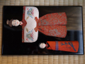 古い布と紙で作られた立雛