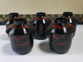 黒刷毛目 松葉 箸洗い 小吸椀５客　美品　懐石道具　茶道具　k-356　