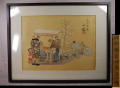 和田三造筆　木版画　「おでん屋」昭和職業絵盡第二輯　大判多色刷木版画　s-760